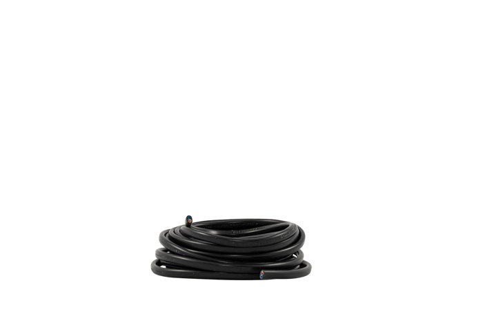 Kabel SKX 2 x 0,75 Svart 5 m Qraft